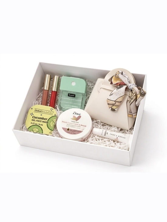 Dove Other - 7pc Beauty Set Dove And Cucumber With Mini Leather Bag